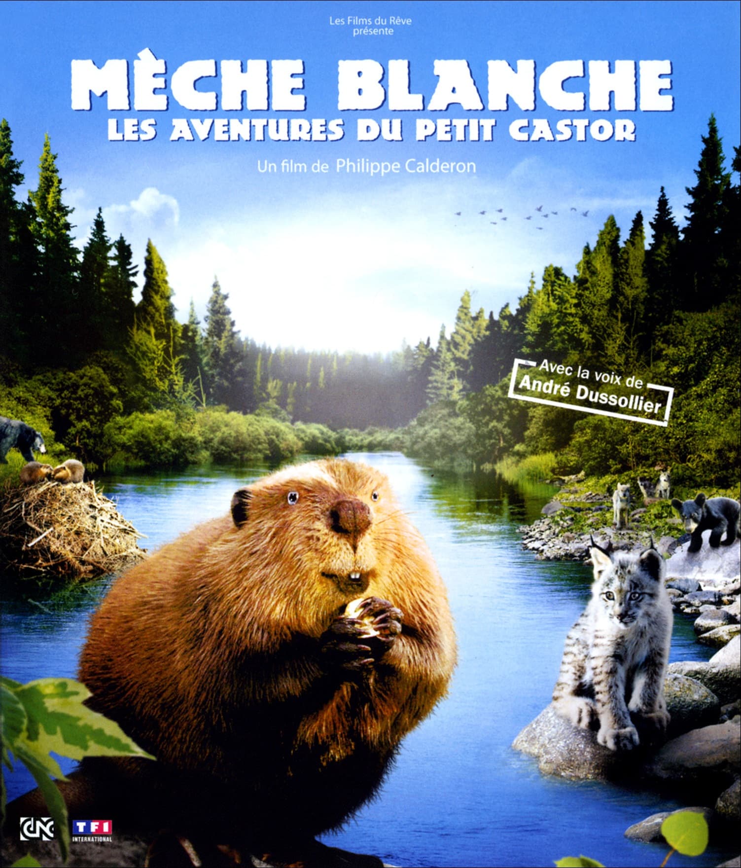 Mèche Blanche, les aventures du petit castor