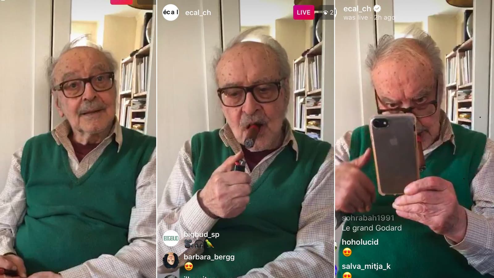 ECAL Instagram Live: Jean-Luc Godard, cinéaste