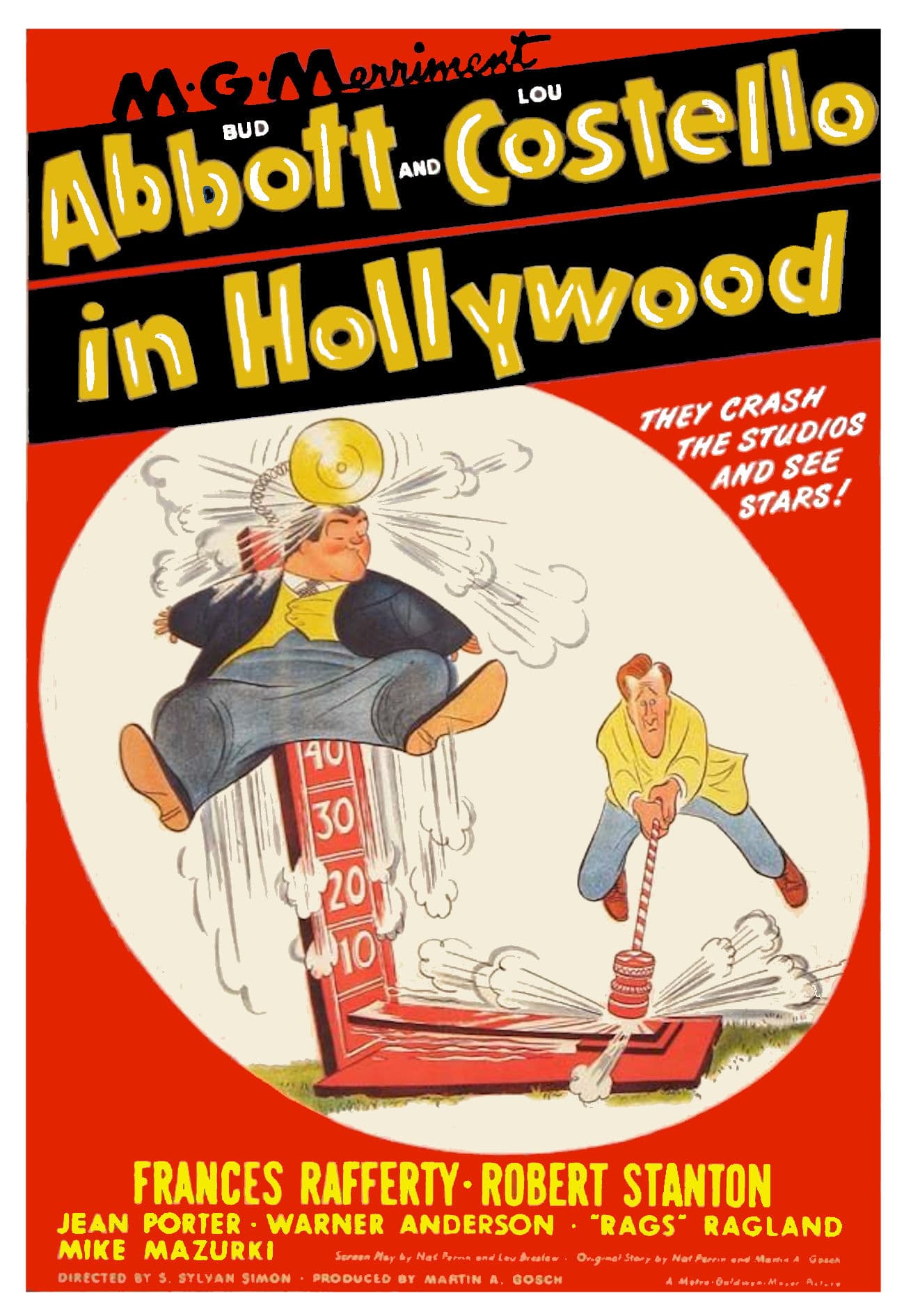Bud Abbott and Lou Costello in Hollywood