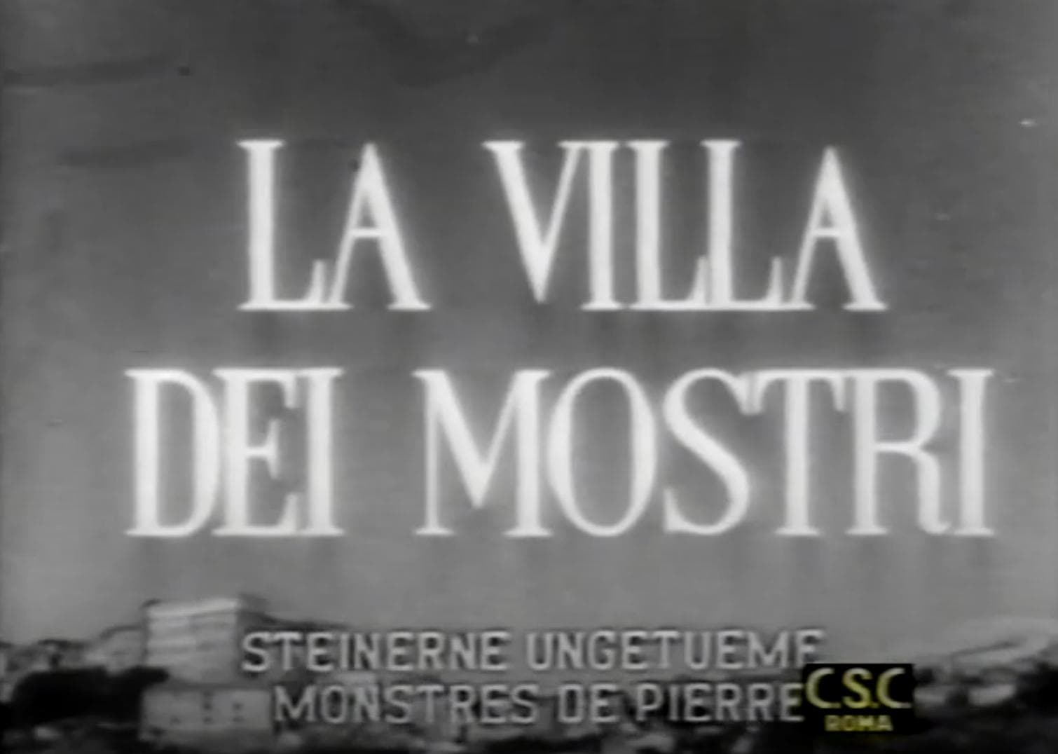 La villa dei mostri