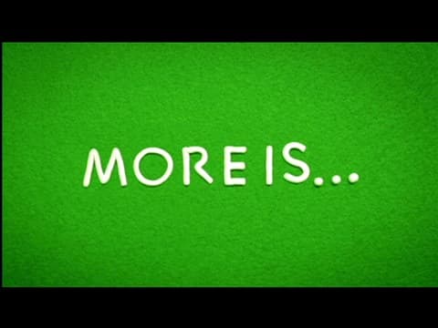 More Than...