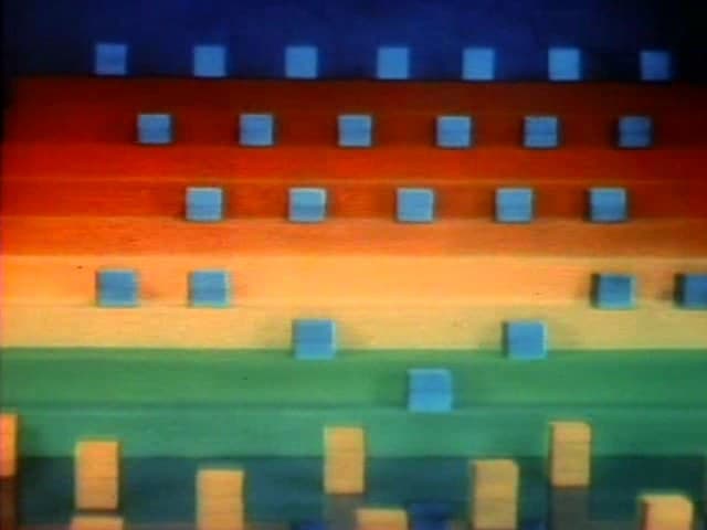 蓝色构图