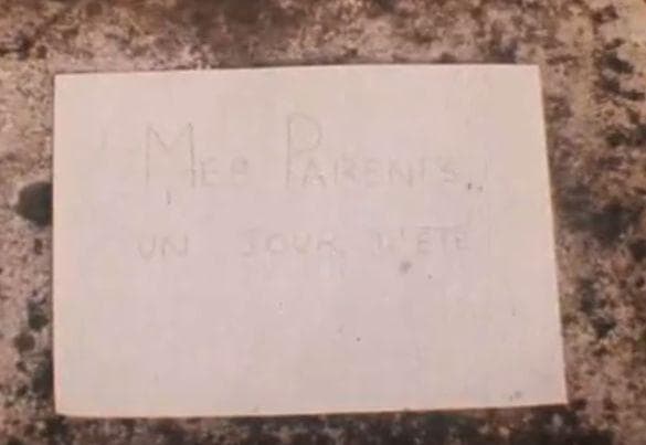 Mes parents un jour d'été