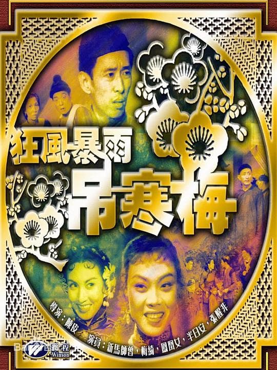 狂风暴雨吊寒梅